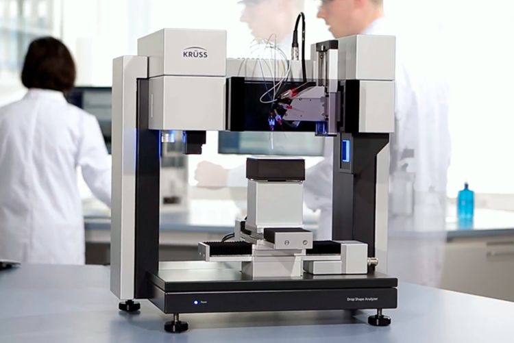Análisis de forma de gota y caracterización de grado de humectación